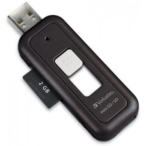 Card reader SD Verbatim NM 47128, Negru - Img 1
