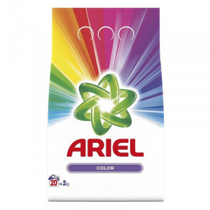 Detergent automat pudra Ariel Color, 20 spalari, 2 kg, Multicolor