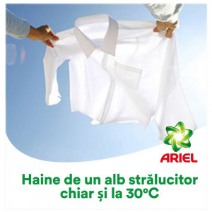 Detergent automat pudra Ariel White & Color, 80 spalari, 8 kg, Alb/Verde - Img 5