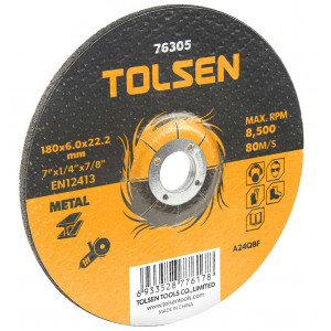 Disc abraziv cu centru coborat (metal) 230x6x22 mm