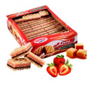 Foi cu caramel si capsuni Livia 2Kg, NM25812