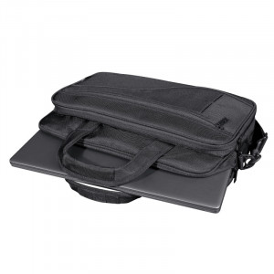 Geantă ecologică Trust Sydney 24399, pentru laptop 17,3 inchi, Negru - Img 2