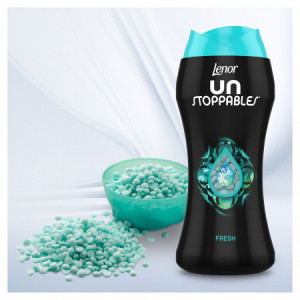 Perle parfumate Lenor Unstoppables cu parfum Fresh, 210 g, Negru - Img 2