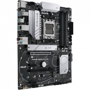 Placa de Baza Asus, AM5 DDR5, 2.5 Gigabit Ethernet, PCIe 5.0 ATX, NM/ PRIME B650-PLUS, Negru - Img 2