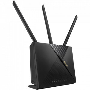 Router Asus AX1800, Dual-Band WiFi 6 Router 4G , Captive portal, Lifetime Free Internet Security, NM/ 4G-AX56, Negru - Img 2