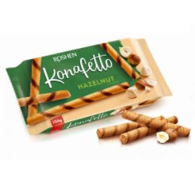 Rulouri umplute cu crema de alune Roshen Konafetto 150g, NM21899