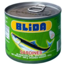 Sardine in ulei vegetal Blida 200g, NM26279
