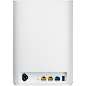 Sistem WiFi Mesh Asus ZenWiFi AX Hybrid, AX1800 + AV1300, Dual-Band, 260m², Quad-Core 1.2GHz CPU, NM/ XP4(1-PK), Alb - Img 2