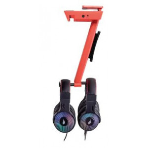Stand pentru casti gaming SureFire Vinson N1 dual balance, iluminare RGB, NM/ 48846, Rosu - Img 2