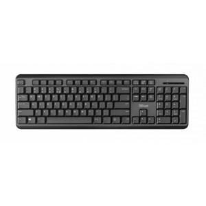Tastatura Trust TK-350 NM 24414, 104 taste, wireless, waterproof, USB, raza wireless 10 m, Negru - Img 1