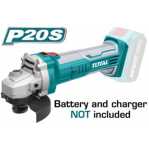 TOTAL - Polizor unghiular - Li-Ion - 20V - 115mm (