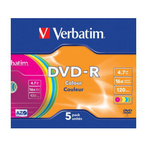 Verbatim DVD-R AZO 4.7GB 16X COLOUR SURFACE