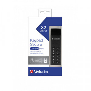 VERBATIM KEYPAD SECURE USB 3.0 DRIVE 32GB
