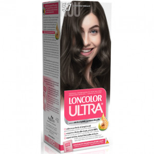 Vopsea de par permanenta Loncolor Ultra 5.7 Castaniu Vibrant, 100 ml