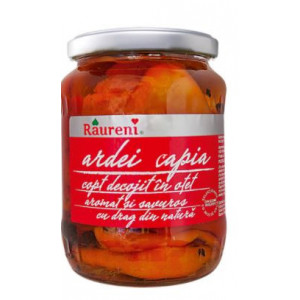 Ardei capia copt in otet Raureni 680g, NM26288
