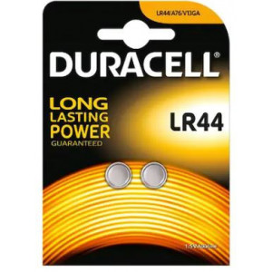 Baterii Duracell LR44, 1.5V, 2 bucati, NM/ 1.E.5.B, Argintiu