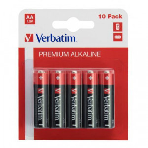 Baterii Verbatim 10 x AA (R6), AA-LR6 Mignon
