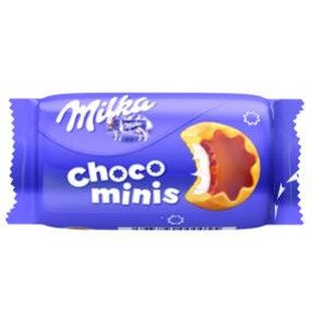 Biscuiti cu ciocolata Milka Choco Minis 37.5g, NM26116