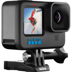Camera de actiune GoPro Hero10 Black Bundle, 5.3K, 23MP, clip magnetic, mini trepied, card SD 32GB, NM/ CHDRB-101-CN, Negru - Img 2