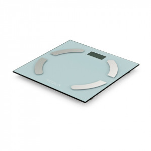 Cantar corporal de diagnostic Tesla NM/BS301WX, 180kg, oprire automata, 23x30x30cm, Alb - Img 3