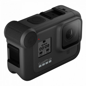 Carcasa multimedia pentru GoPro Hero8 Black, microfon incorporat, port 3.5m, port micro-HDMI, NM/ AJFMD-001, Negru - Img 2