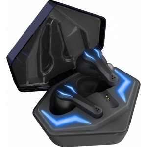 Casti in-ear wireless SpeedLink Vivas gaming, stereo, 500 mAh, iluminare LED, Negru