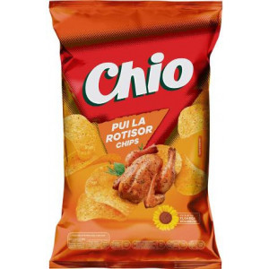 Chipsuri cu gust de pui la rotisor Chio Chips 140g, NM26012