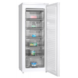 Congelator vertical Tesla NM/RU1600H1, 180 L, 6 sertare, usa reversibila, clasa F, inaltime 143 cm, Alb - Img 8
