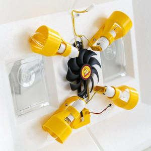 Incubator manual 100 oua Teplusa IB220/50TPB/0099, incalzire lampa, 100W, temperatura 30-40 grade celsius, Alb - Img 6