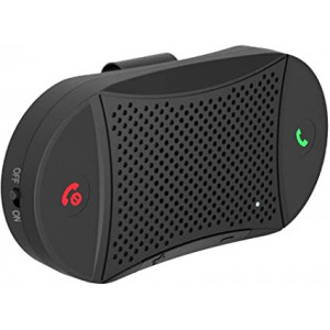 Kit hands free Bluetooth auto TNB, microfon încorporat, suport pentru parasolar, Negru - Img 1