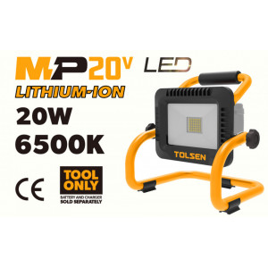 Lampa de lucru cu LED fara acumulator Li-ion, 20W, 6500K, MP