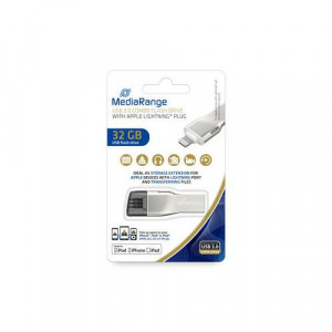 MediaRange USB 3.0 combo flash w/Apple Lightning 32GB