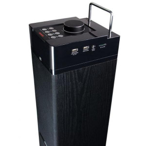 Microsistem audio Aiwa Bluetooth Sound Tower, 120 W, MP3/CD, NM/ TS-990CD, Negru - Img 4