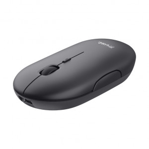 Mouse optic reincarcabil wireless Trust Puck WRL, 2.4 GHz, bluetooth, NM/ 24059, Negru - Img 4