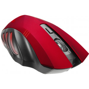 Mouse optic wireless SpeedLink Fortus gaming, iluminare LED, 5 butoane, ergonomic, Rosu - Img 1