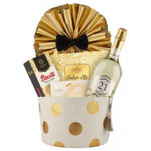 Pachet cos cadou de Craciun 21 Gold - Img 1