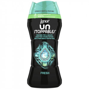 Perle parfumate Lenor Unstoppables cu parfum Fresh, 210 g, Negru - Img 1