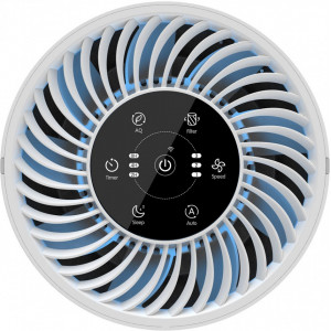 Purificator de aer Tesla Air TAPA3, filtru HEPA + carbon activ, senzor calitate aer, Wi-Fi, CADR 200 m3/h, NM/ TAPA3, Alb - Img 5