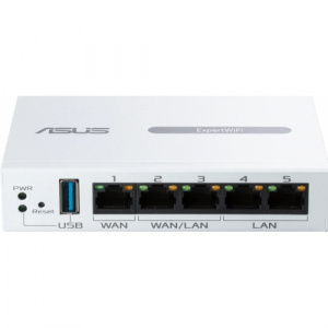 Router Asus Expert WiFI, 3 WAN ethernet, 4 x LAN, VPN, NM/ EBG15, Alb - Img 1