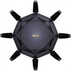 Router Gaming Asus, Dual-Band, Quad-Core 2.2GHz CPU, 256MB/1GB RAM, Adaptive QoS, VPN server/client, NM/ RT-AX89X, Negru - Img 8