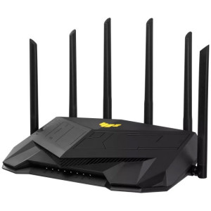 Router gaming TUF Asus WiFi 6, dual-band, quad-core 2.0 GHz, 2.5G dual-port, AiMesh, NM/ TUF-AX6000, Negru - Img 3