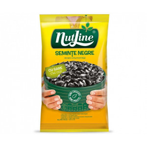 Seminte de floarea soarelui negre cu sare NutLine 100g, NM26044