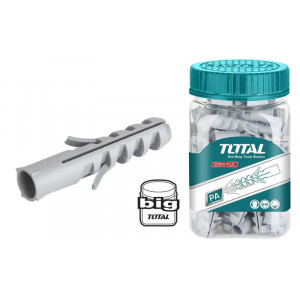 Set de dibluri Total 200 bucati, 6x30mm, NM/ WJSP0603011, Gri