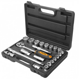 Seturi de 22 de chei tubulare de 1/2" Cr-V, Industrial
