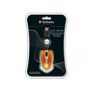 Verbatim OPTICAL MINI MOUSE ORANGE