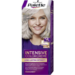 Vopsea de par permanenta Palette Intensive Color Creme 9.5-21 Blond Argintiu Luminos, 110 m