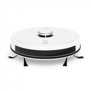 Aspirator robot Tesla, 600/1200/ 2500/3000 pascali, navigatie laser LSD+SLAM, capacitate 600 ml, NM/ VCR600W, Alb - Img 1