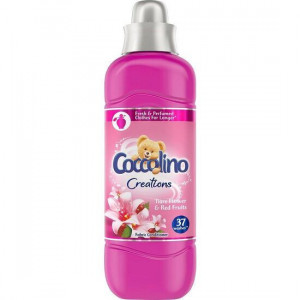 Balsam de rufe Coccolino Tiare Flowers & Red Fruits, 37 spalari, 925 ml, Roz