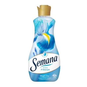 Balsam de rufe superconcentrat Semana Extra Fresh Bright Sky, 75 spalari, 1.5 l, Alb/Azur