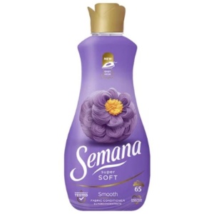 Balsam de rufe superconcentrat Semana Super Soft Smooth, 65 Spalari, 1.3 l, Mov
